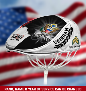 US ARMY Veteran Jeff Cap, Driving Cap, Golf Cap M05