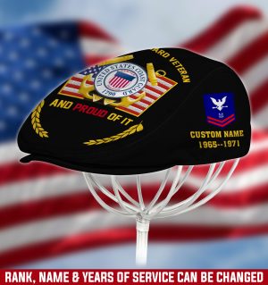 US COAST GUARD Jeff Cap, Driving Cap, Golf Cap M02