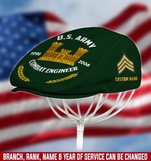 ARMY BRANCH Veteran Jeff Cap, Driving Cap, Golf Cap M03