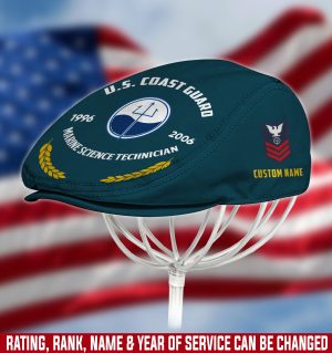 COAST GUARD RATING Veteran Jeff Cap, Driving Cap, Golf Cap M03