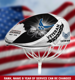 US AIR FORCE Veteran Jeff Cap, Driving Cap, Golf Cap M05