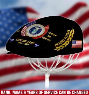 US AIR FORCE Veteran Jeff Cap, Driving Cap, Golf Cap M06