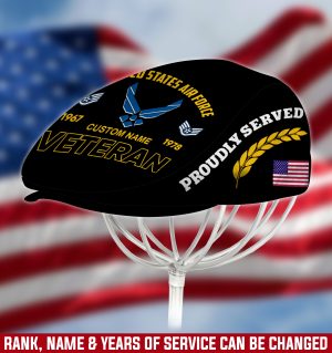 US AIR FORCE Veteran Jeff Cap, Driving Cap, Golf Cap M07