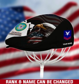 US COAST GUARD Jeff Cap, Driving Cap, Golf Cap M01