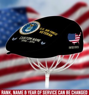 US AIR FORCE Veteran Jeff Cap, Driving Cap, Golf Cap M11