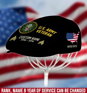 US ARMY Veteran Jeff Cap, Driving Cap, Golf Cap M11