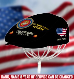 US MARINE CORPS Veteran Jeff Cap, Driving Cap, Golf Cap M11