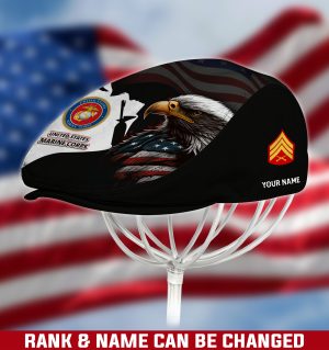 US MARINE CORPS Veteran Jeff Cap, Driving Cap, Golf Cap M01