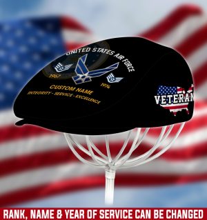 US AIR FORCE Veteran Jeff Cap, Driving Cap, Golf Cap M15