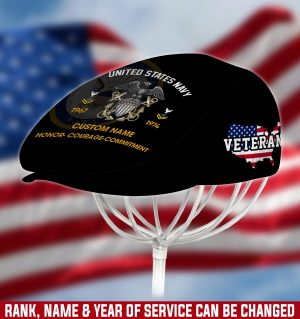 US NAVY Veteran Jeff Cap, Driving Cap, Golf Cap M15