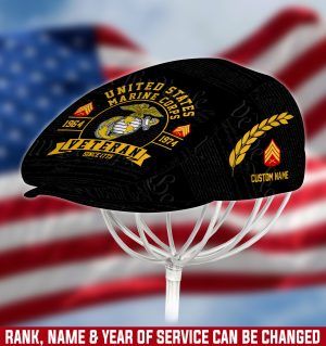 US MARINE CORPS Veteran Jeff Cap, Driving Cap, Golf Cap M17