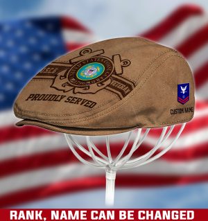 US COAST GUARD Veteran Jeff Cap, Driving Cap, Golf Cap M18