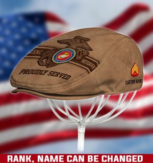 US MARINE CORPS Veteran Jeff Cap, Driving Cap, Golf Cap M18