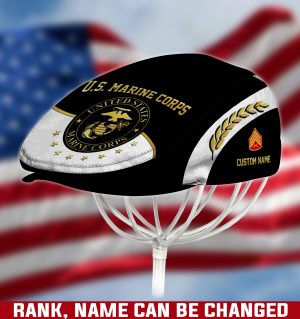 US MARINE CORPS Veteran Jeff Cap, Driving Cap, Golf Cap M19