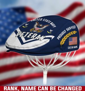 US NAVY Veteran Jeff Cap, Driving Cap, Golf Cap M20