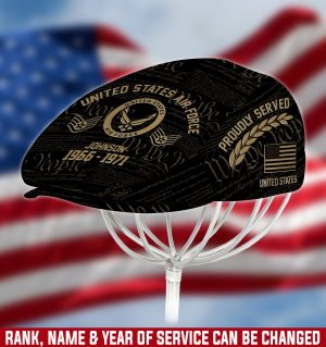 US AIR FORCE Veteran Jeff Cap, Driving Cap, Golf Cap M22