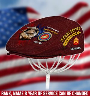 US MARINE CORPS Veteran Jeff Cap, Driving Cap, Golf Cap M23
