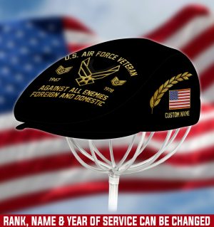 US AIR FORCE Veteran Jeff Cap, Driving Cap, Golf Cap M25