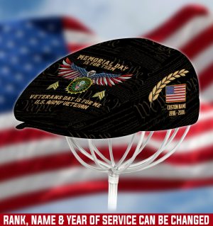 US ARMY Veteran Jeff Cap, Driving Cap, Golf Cap M26