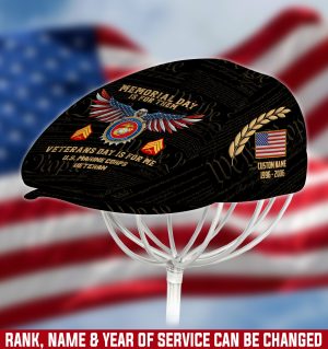 US MARINE CORPS Veteran Jeff Cap, Driving Cap, Golf Cap M26