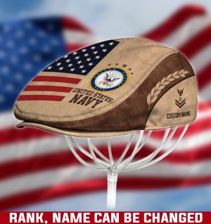 US NAVY Veteran Jeff Cap, Driving Cap, Golf Cap M27