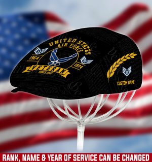US AIR FORCE Veteran Jeff Cap, Driving Cap, Golf Cap M17