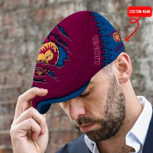 Brisbane Lions AFL Jeff Cap, AFL Driving Cap, AFL Golf Cap M11