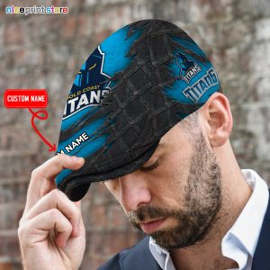 Gold Coast Titans NRL Jeff Cap, NRL Driving Cap, NRL Golf Cap 18