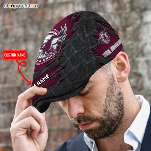 Manly-Warringah Sea Eagles NRL Jeff Cap, NRL Driving Cap, NRL Golf Cap 18