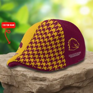 Brisbane Broncos NRL Ivy Cap, Flat Cap M03