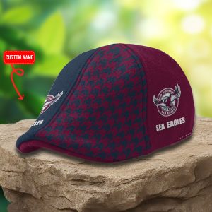 Manly-Warringah Sea Eagles NRL Ivy Cap, Flat Cap M03