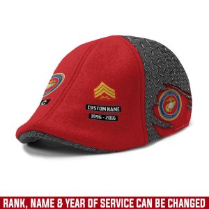 US MARINE CORPS Veteran Ivy Cap, Flat Cap M01