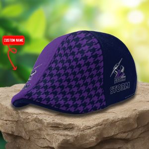Melbourne Storm NRL Ivy Cap, Flat Cap M03