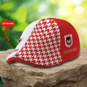 St. George Illawarra Dragons NRL Ivy Cap, Flat Cap M03