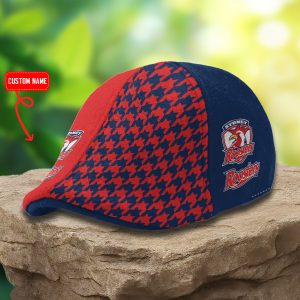 Sydney Roosters NRL Ivy Cap, Flat Cap M03