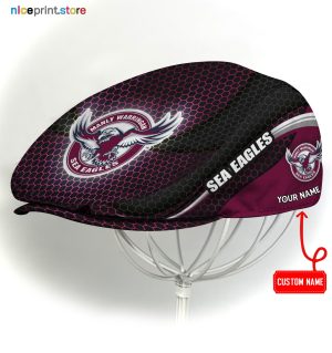 Manly-Warringah Sea Eagles NRL Jeff Cap, NRL Driving Cap, NRL Golf Cap Q33