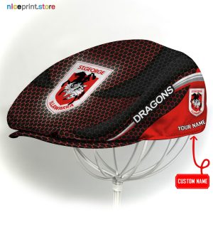 St. George Illawarra Dragons NRL Jeff Cap, NRL Driving Cap, NRL Golf Cap Q33