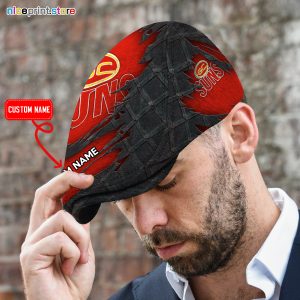 Gold Coast Suns AFL Jeff Cap, AFL Driving Cap, AFL Golf Cap 18