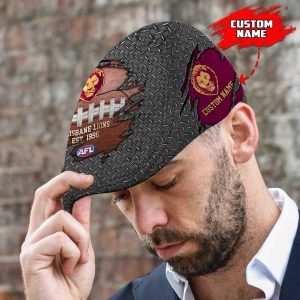 Brisbane Lions AFL Jeff Cap, Driving Cap, Golf Cap H01