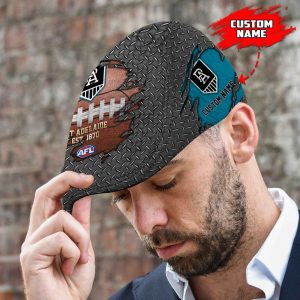 Port Adelaide Football Club AFL Jeff Cap, Driving Cap, Golf Cap H01