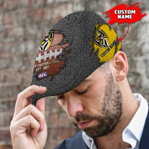 Richmond Football Club AFL Jeff Cap, Driving Cap, Golf Cap H01
