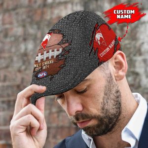 Sydney Swans AFL Jeff Cap, Driving Cap, Golf Cap H01