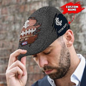 Carlton Football Club AFL Jeff Cap, Driving Cap, Golf Cap H01