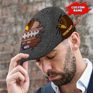 Hawthorn Football Club AFL Jeff Cap, Driving Cap, Golf Cap H01