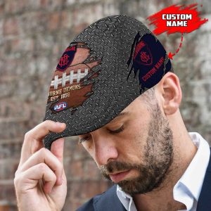 Melbourne Football Club AFL Jeff Cap, Driving Cap, Golf Cap H01